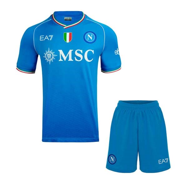 Camiseta Napoli Replica Primera Ropa Niño 2023/24